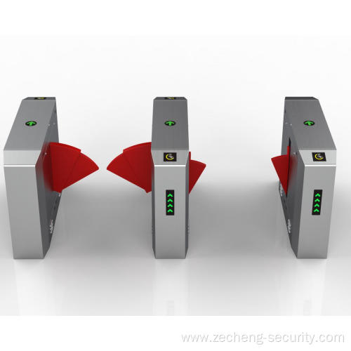 Pedestrian Access Control Flap Barrier Gate